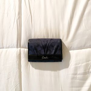 Navy Blue Coach Wallet
